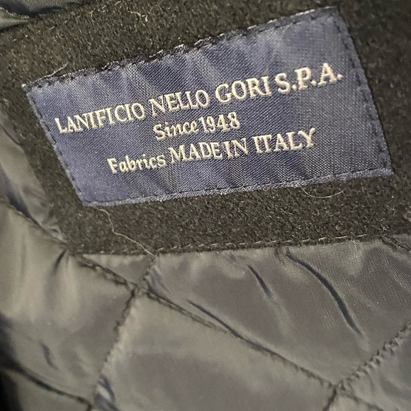 The Gap Lanificio Nello Gori True Black Wool Fatigue Jacket - Picture 15 of 15